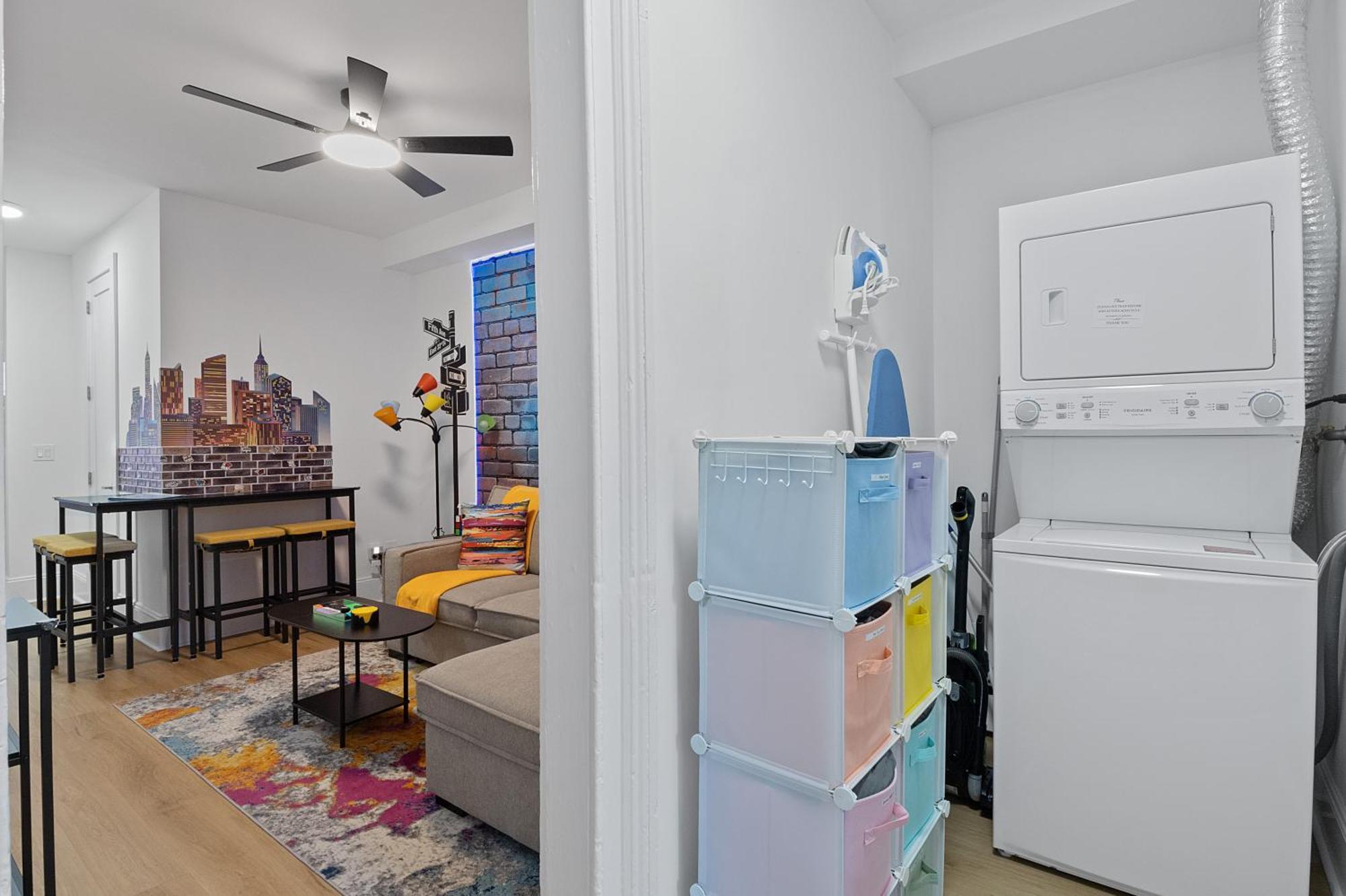 Funky & Colorful Urban Getaway, 20 Minutes To Nyc Leilighet Hoboken Eksteriør bilde